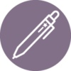 Pen Icon Purple