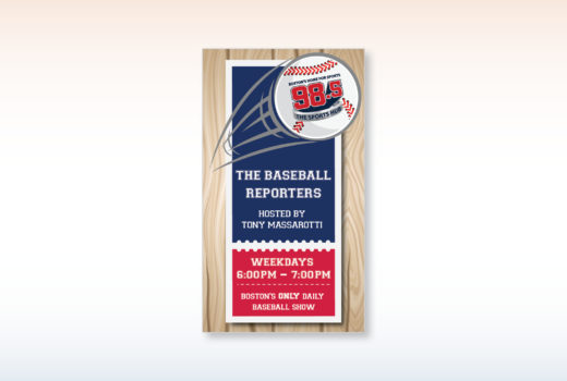985 The Sports Hub, The Baseball Reporters Ad