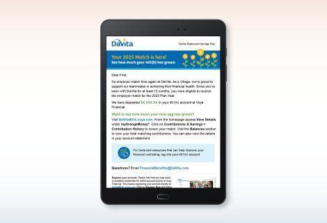 Davita Eblast